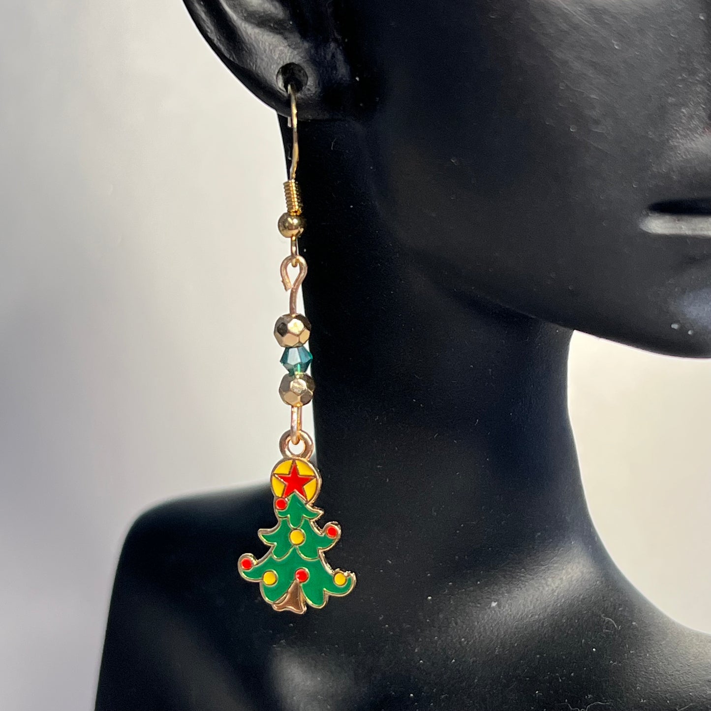Holiday Tree Charm Earrings
