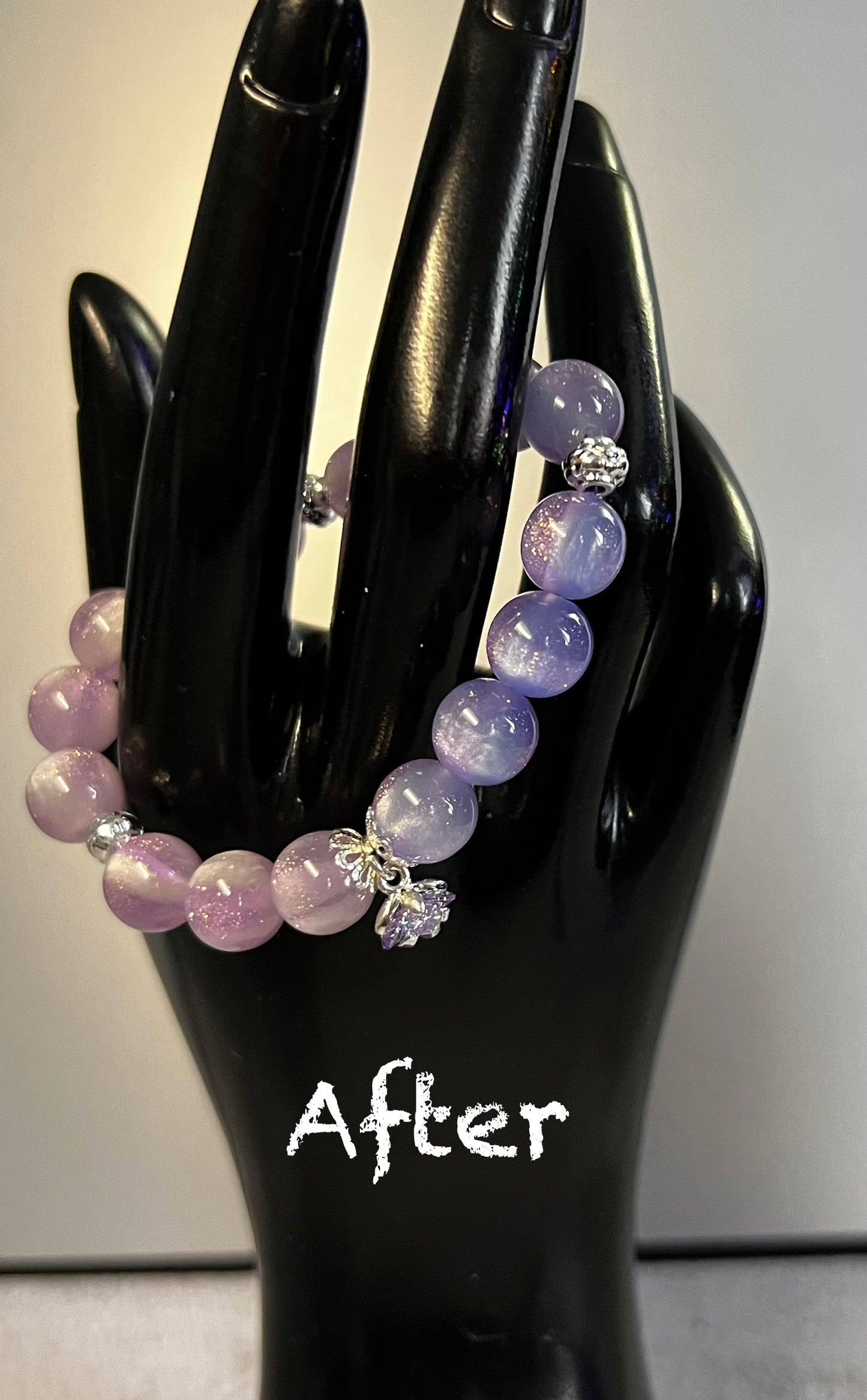 Lilac Color Changing Stretch Bracelet