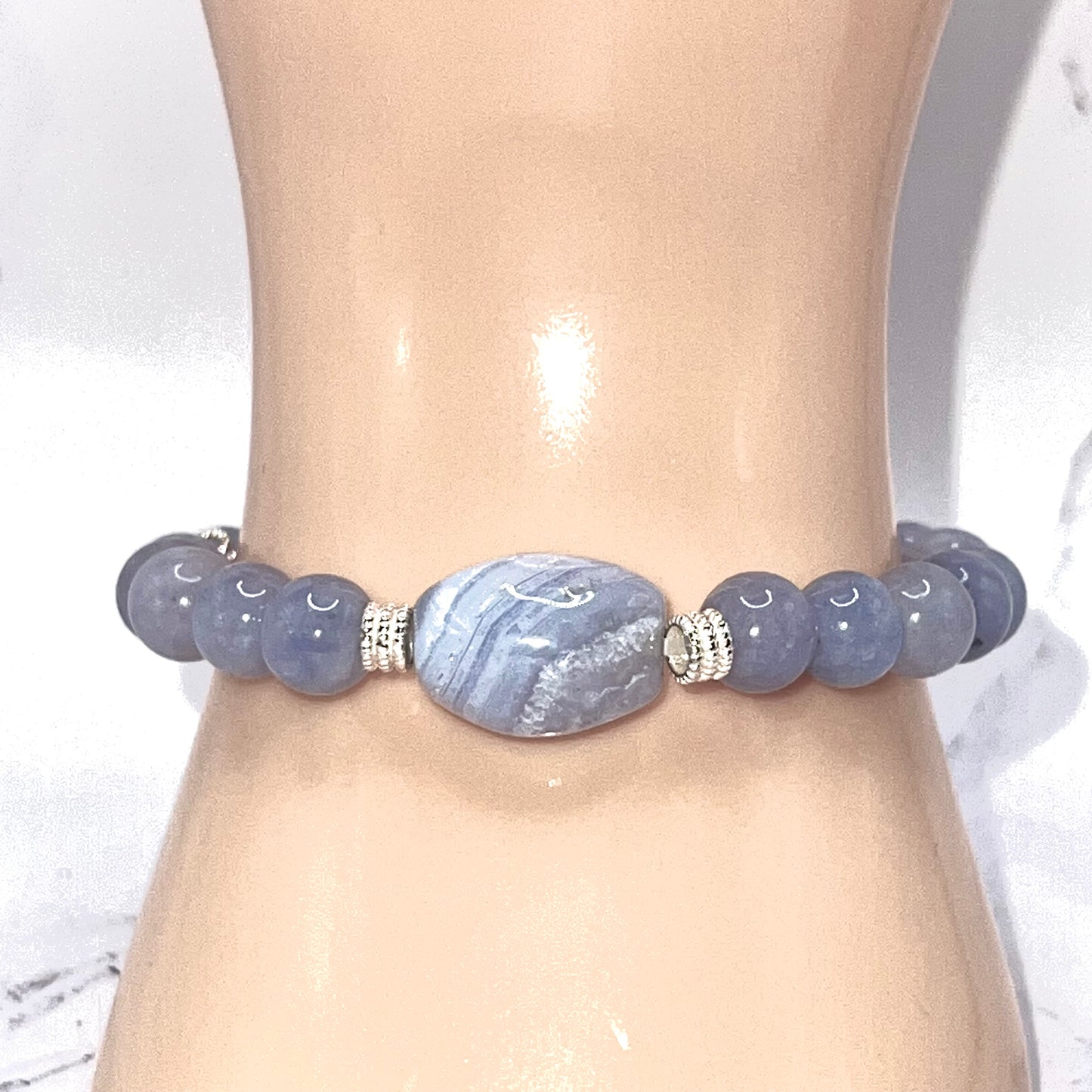 Blue Lace Agate Bracelet