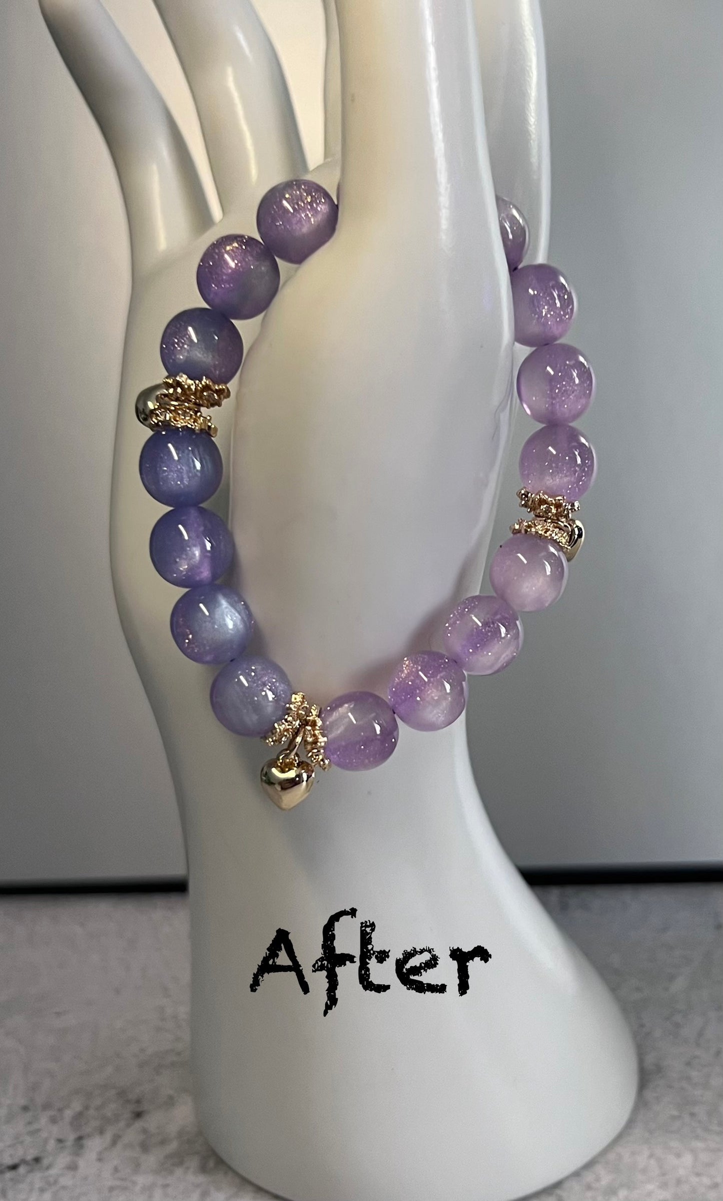 Lavender Color Changing Stretch Bracelet