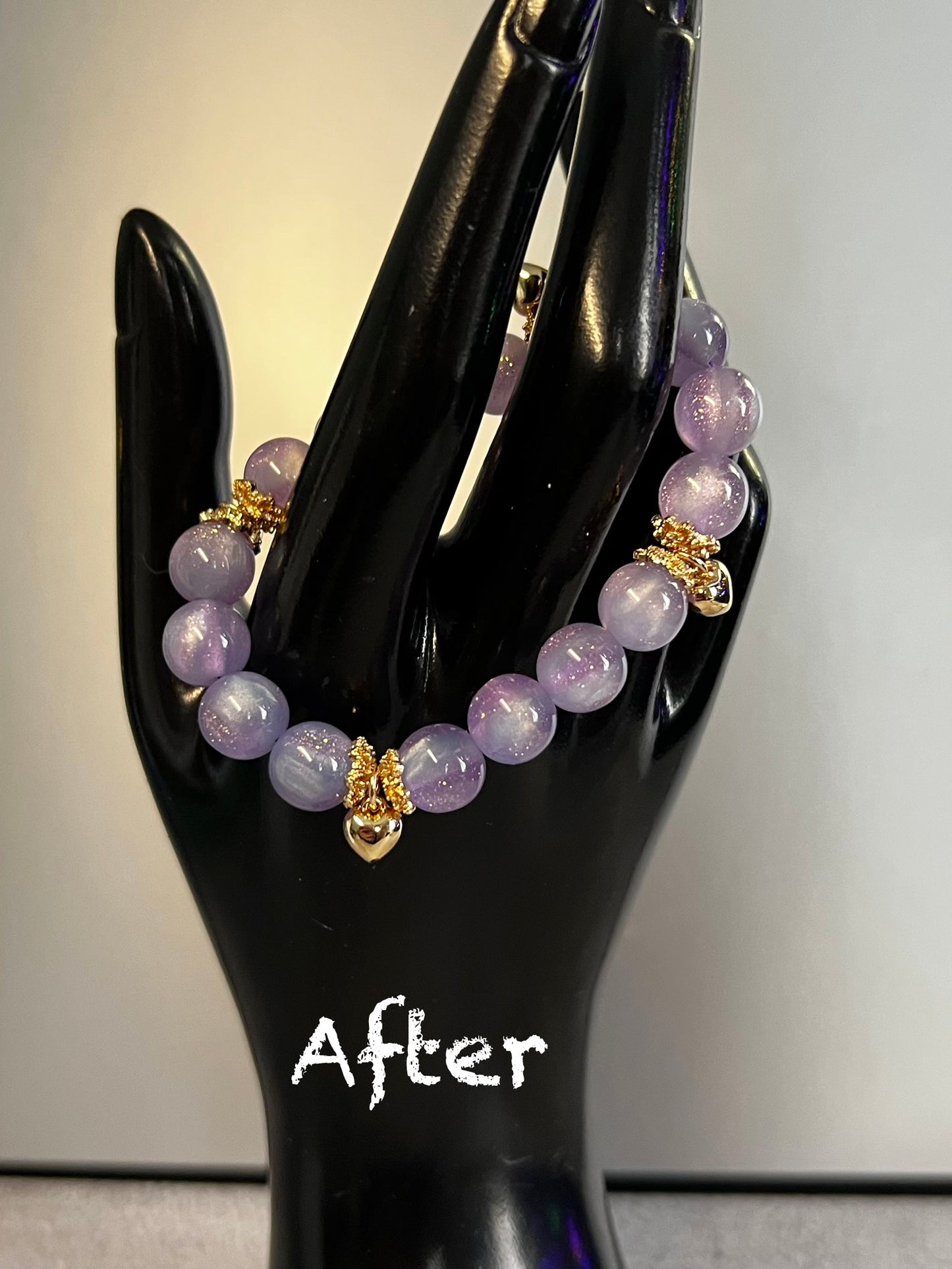 Lavender Color Changing Stretch Bracelet