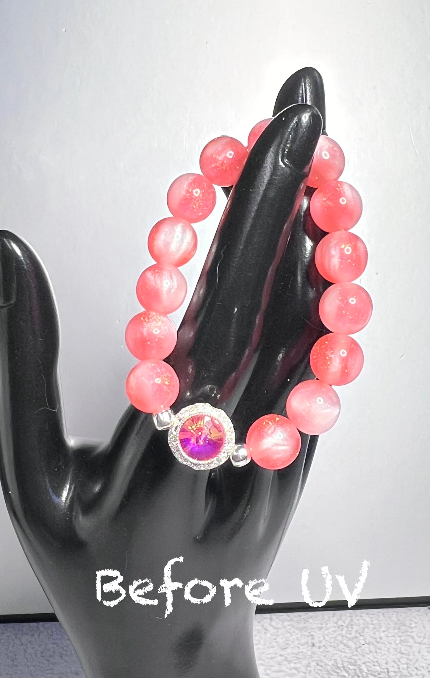 Color Changing Pink Stretch Bracelet