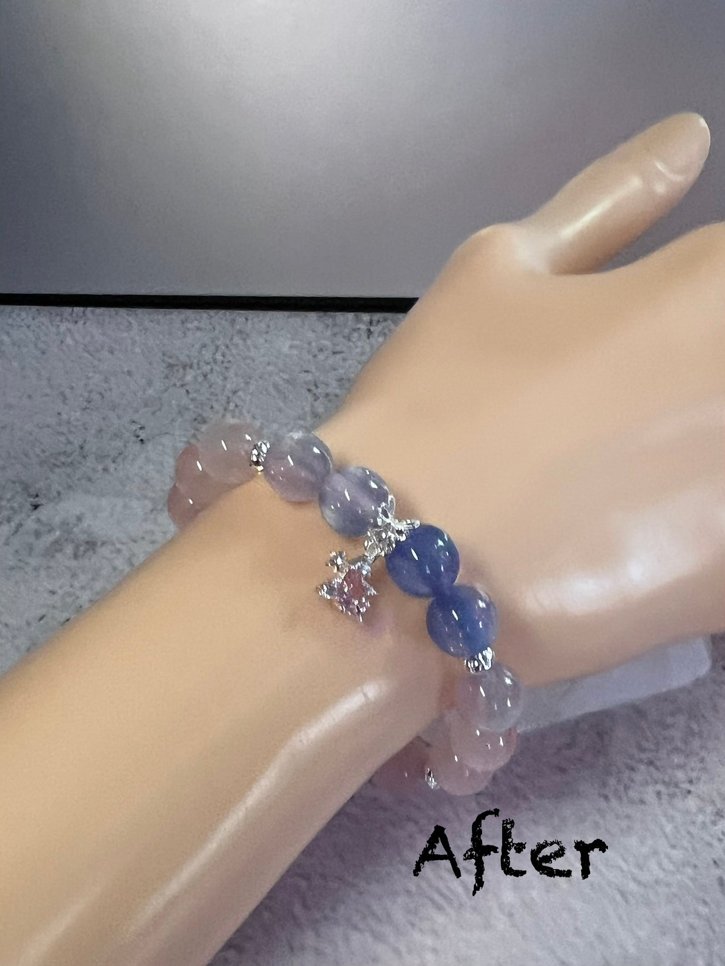 Light Pink Color Changing Stretch Bracelet