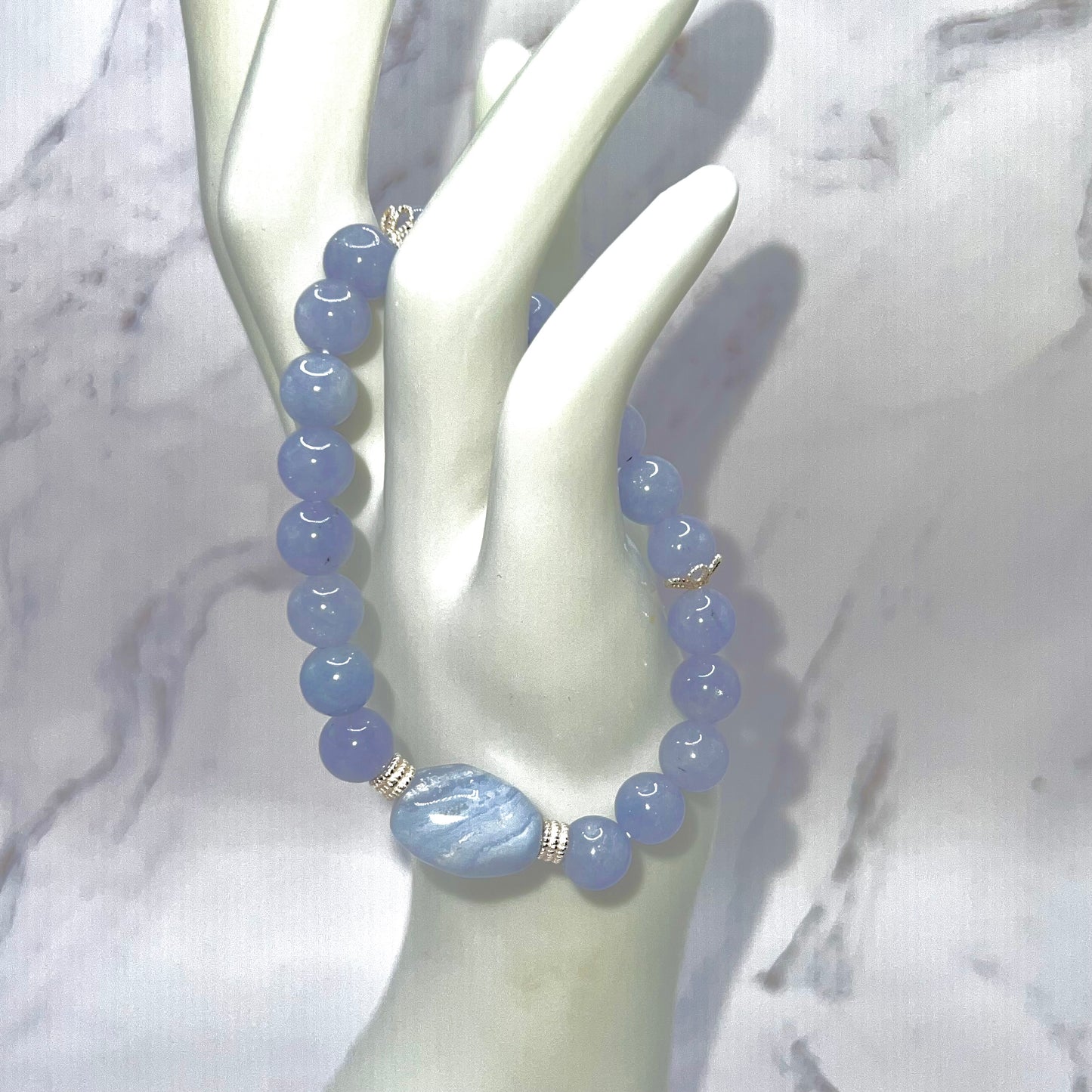 Blue Lace Agate Bracelet