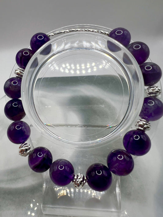 Simple Amethyst Bracelet