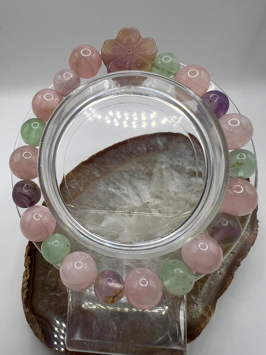 Morganite Stretch Bracelet